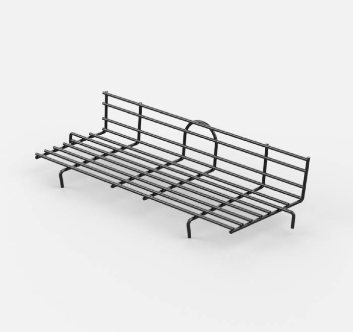 fixed produce tray